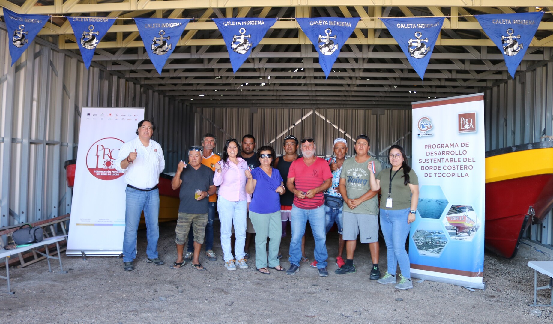 Minera El Abra aporta al desarrollo comunitario de Tocopilla y entrega bodega móvil a sindicato pesquero